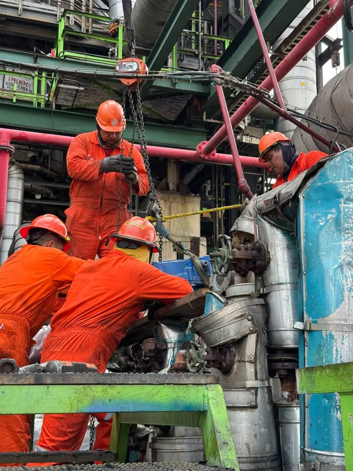 Automatización de válvulas industriales CAJA DE ENGRANES, Mantenimiento para Industria Petroquímica